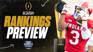 College Football Playoff Rankings Preview Saturday recap and LOOKAHEAD  Inside College Football [upl. by Shrier]