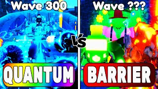 🔥SOLO QUANTUM BARRIER vs BUFFED BARRIER TEAM🤯  Toilet Tower Defense [upl. by Ydeh]