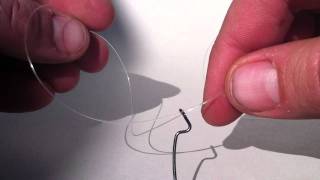 How to tie a power knot on your fish hook [upl. by Eidnim]