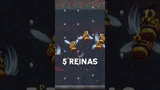 REINA ABEJA VS MURO DE CARNE terraria humor minecraft geometrydash [upl. by Ashford]