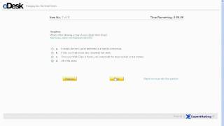 oDesk Readiness Test for Independent Contractors and Staffing Managers [upl. by Misak565]