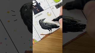 Tuto 11 octobre  un corbeau [upl. by Nievelt]