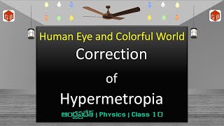 12AP Board  Correction of Hypermetropia  Human Eye and Colorful World  Class10 Physics cbse [upl. by Adiari]