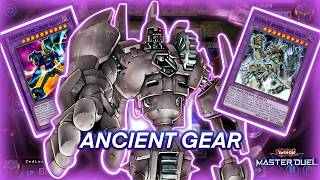 PLAYING ANCIENT GEAR BEFORE SUPPORT COMES TO YUGIOH MASTER DUEL [upl. by Singhal]