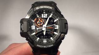 Casio GShock GA1000 Hands On Functions Demo Not review or unboxing GShock GA1000 [upl. by Ailongam]