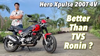 2023 Hero Xpulse 200T 4V Review  Better Than TVS Ronin 225 [upl. by Pettit]