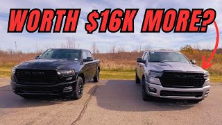 2025 Ram 1500 comparison Interior and Exterior  HO hurricane vs SO Hurricane  Laramie vs Limited [upl. by Notnef]