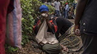 At least 50 dead as boat capsizes on lake in eastern Congo [upl. by Caldeira422]