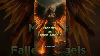 Your month your fallen angels  AI Generated shorts midjourney viralshorts2024 fallenangels [upl. by Atinauj]