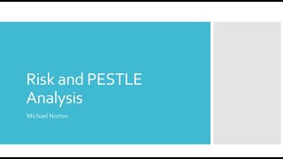 AAT level 3 Business Awareness Risk and pestle analysis [upl. by Atwahs]