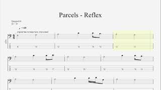 Parcels  Reflex Bass Tabs [upl. by Nali]