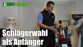 Welche Golfschläger sollten als Anfänger ins Bag [upl. by Furtek]