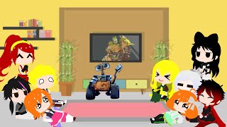 Team RWBY amp JNPR Reacts To WALLE amp Bastion [upl. by Polad]