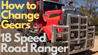 How to Change Gears in a 18 Speed Road Ranger [upl. by Cordeelia700]