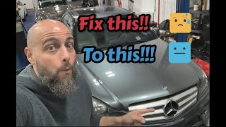 How to reset MercedesBenz air conditioning to work again Reset Mercedes AC [upl. by Nalhsa]