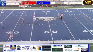 Lovington Football vs Roswell High [upl. by Eednac]