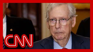 McConnell freezes in press conference and is unable to finish statement [upl. by Griffie515]