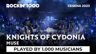 Knights of Cydonia  Muse played by 1000 musicians  Rockin1000 [upl. by Llennoc980]