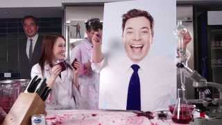 Ocean Spray Gives Jimmy Fallon his Cranberry Sauce Singles [upl. by Edwina]