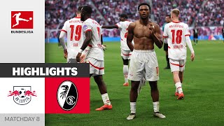 Overnight Table Leader  RB Leipzig  SC Freiburg 31  Highlights  Matchday 8 – Bundesliga 202425 [upl. by Lusty726]