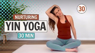 Nurturing Stretch  Day 30  The 30 Day Yin Yoga Challenge [upl. by Negem35]