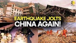 China Earthquake 71magnitude quake jolts Chinas Xinjiang  WION Originals [upl. by Avlasor]