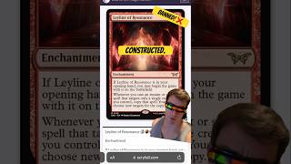 Leyline of Resonance is BANNED 🚫🚫🚫mtg mtgarena mtgcommunity mtgcommander explore [upl. by Hama]