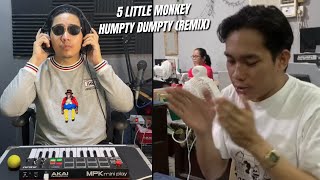 5 LITTLE MONKEY HUMPTY DUMPTY REMIX [upl. by Armil691]