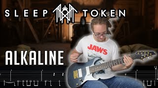 SLEEP TOKEN  Alkaline Guitar cover  tab [upl. by Maible]