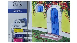 Winsor Newton watercolor painting ll How to use watercolour [upl. by Okomot]