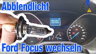 Abblendlicht Ford Focus wechseln [upl. by Tewell]