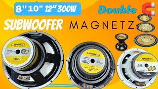 👉full video👈 Magnetz subwoofer 8inch 10inch 12inch unboxing working time sanu4youtesting jblbass [upl. by Seow]