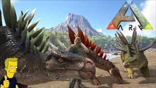 KENTROSAURUS KIBBLE TAME MOBILE SPIKE WALL ARK Survival Evolved [upl. by Spear]