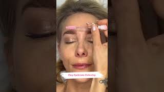 Easy Eyebrows Colouring juliedesigner beautifulbrows eyebrow beauty browshaping shortvideo [upl. by Dahlstrom114]