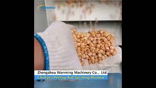 Industrial Chickpea Peeling And Splitting Widely used machine automobile [upl. by Atnom]