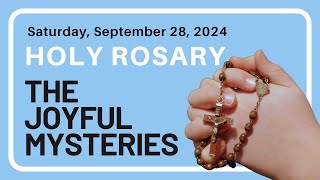 The Holy Rosary  Saturday  The Joyful Mysteries [upl. by Ttelrahc]