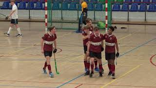 samenvatting nk zaalhockey Tilburg JO16 Union JO16 [upl. by Bartolemo]