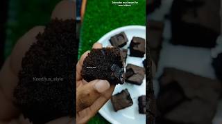 brownie Homemade Double Chocolate Brownie recipie🤤Chocolate BrownieBrownie recipie shorts [upl. by Harima]