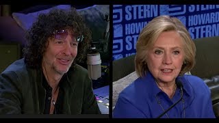 Hillary Clinton tells Howard Stern Russia backed Bernie [upl. by Otokam900]