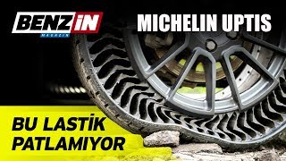 Patlamayan lastik gerçek oldu  Michelin Uptis [upl. by Aiuqes]