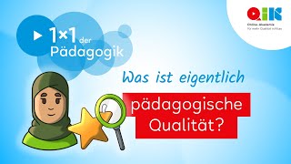 Was ist eigentlich pädagogische Qualität in Kitas [upl. by Ozzy385]