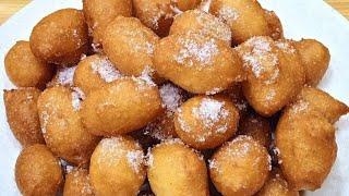 BEIGNETS EN 5 MINUTES  sans pétrissage ni temps de repos 👌 recette facile et délicieuse [upl. by Perla]