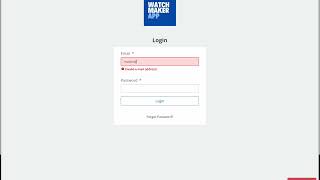 Watchmaker App webapp [upl. by Swirsky]