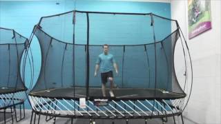 Basic Trampoline Moves with Jason Burnett TUCK JUMP [upl. by Georas]