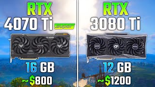 RTX 4070 Ti SUPER vs RTX 3080 Ti  Test in 7 Games [upl. by Lerud]