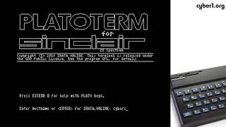 Getting Started with PLATOTerm on ZX Spectranet [upl. by Anabelle]