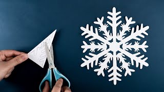 Paper Snowflakes 36  How to make Snowflakes out of paper [upl. by Ehudd]