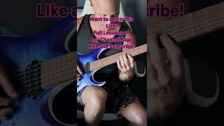 Sweep Picking in B Majorshredguitar guitarplaying guitartechnique guitarlessons sweeppicking [upl. by Niltiac262]