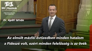 Az elmúlt másfél évtizedben minden hatalom a Fideszé volt ezért minden felelősség is az övék [upl. by Atinoj]