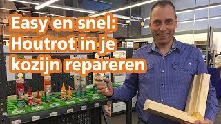 Houtrot in je kozijn vervangen of repareren met Repair Care [upl. by Nodnrb66]